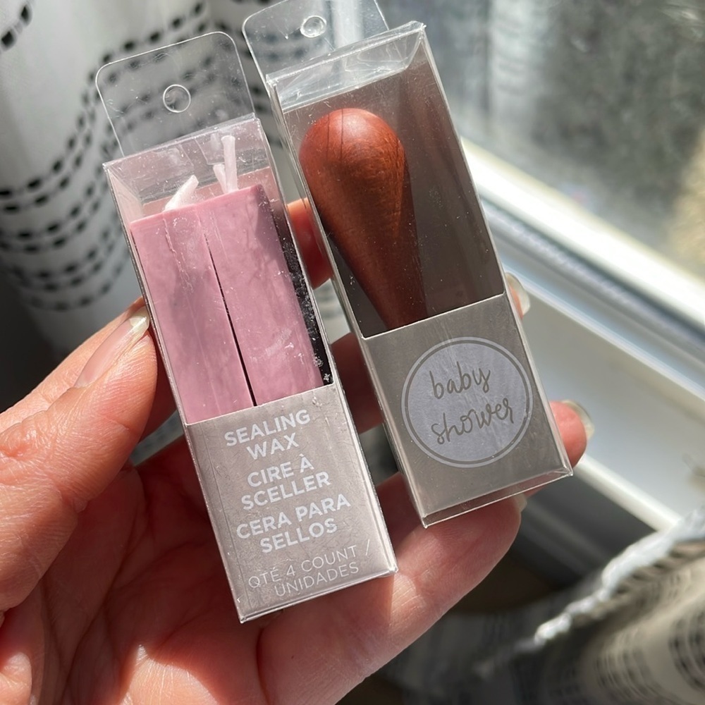 Gartner Studios Wax Stamper & Light Pink  Wax